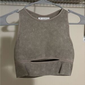 Forever 21 Brown Sports Bra - Size Small